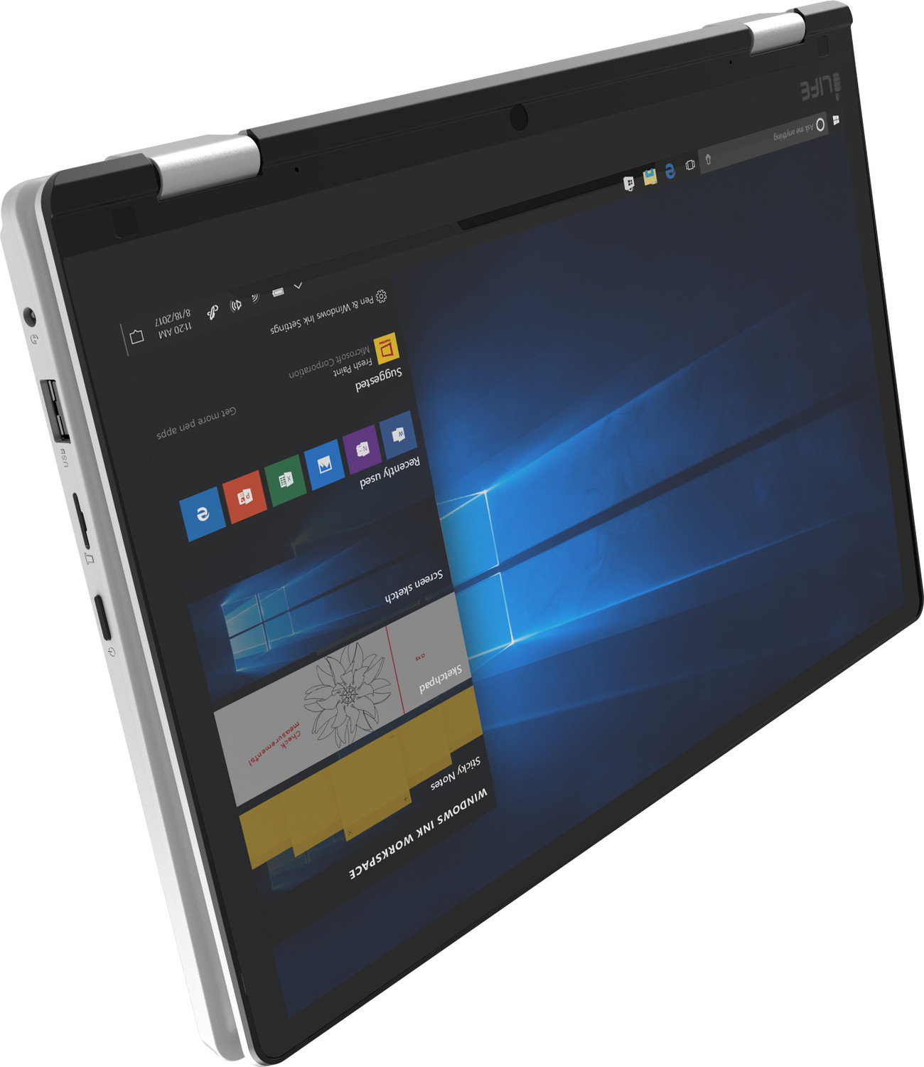 Image of LifeDigital Zed Series Intel Celeron Dual Core N3350 - (2 GB /32 GB EMMC Storage /Windows 10 Home) Zed Note Prime 2 in 1 Laptop