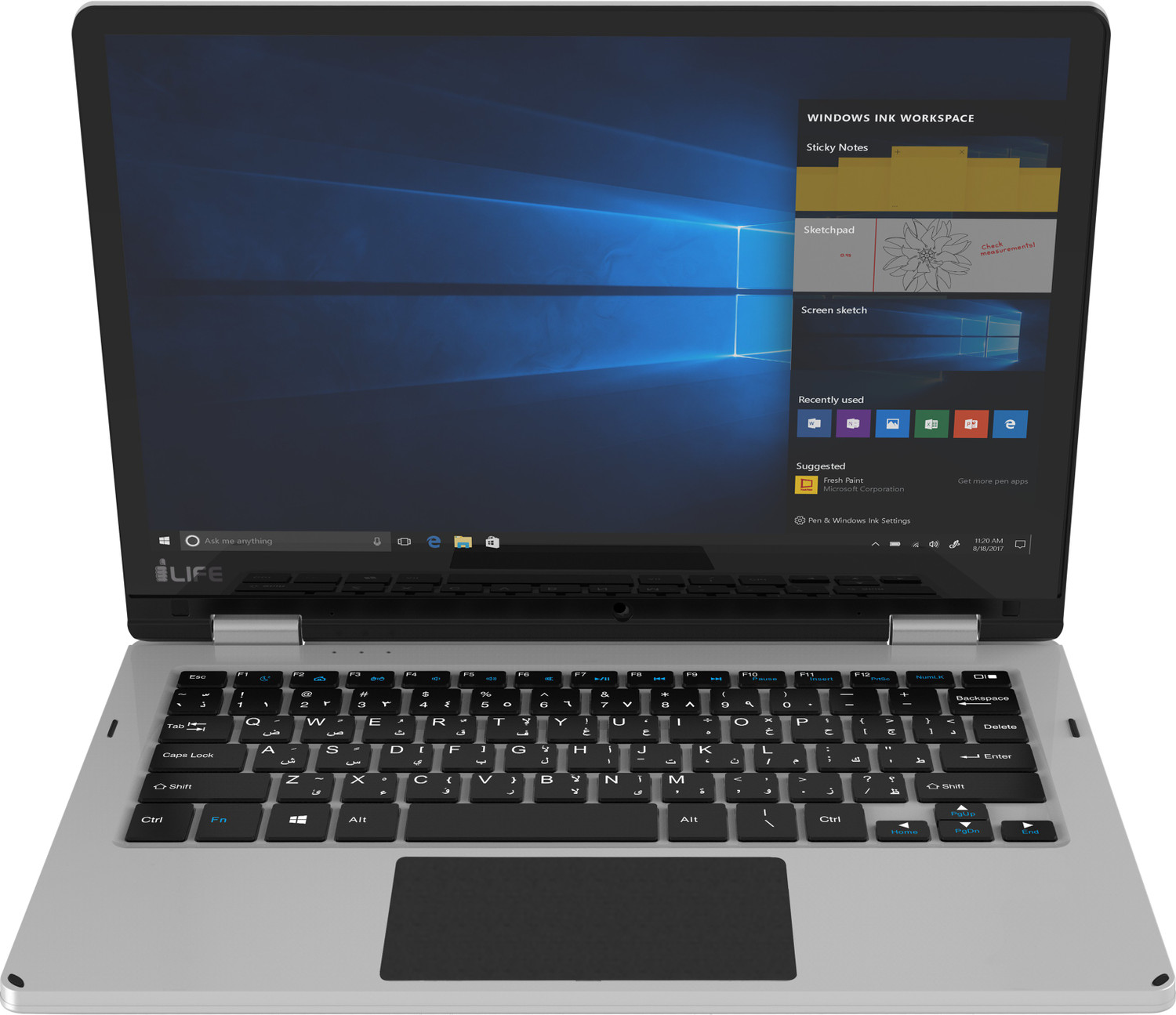 Image of LifeDigital Zed Series Intel Celeron Dual Core N3350 - (2 GB /32 GB EMMC Storage /Windows 10 Home) Zed Note Prime 2 in 1 Laptop