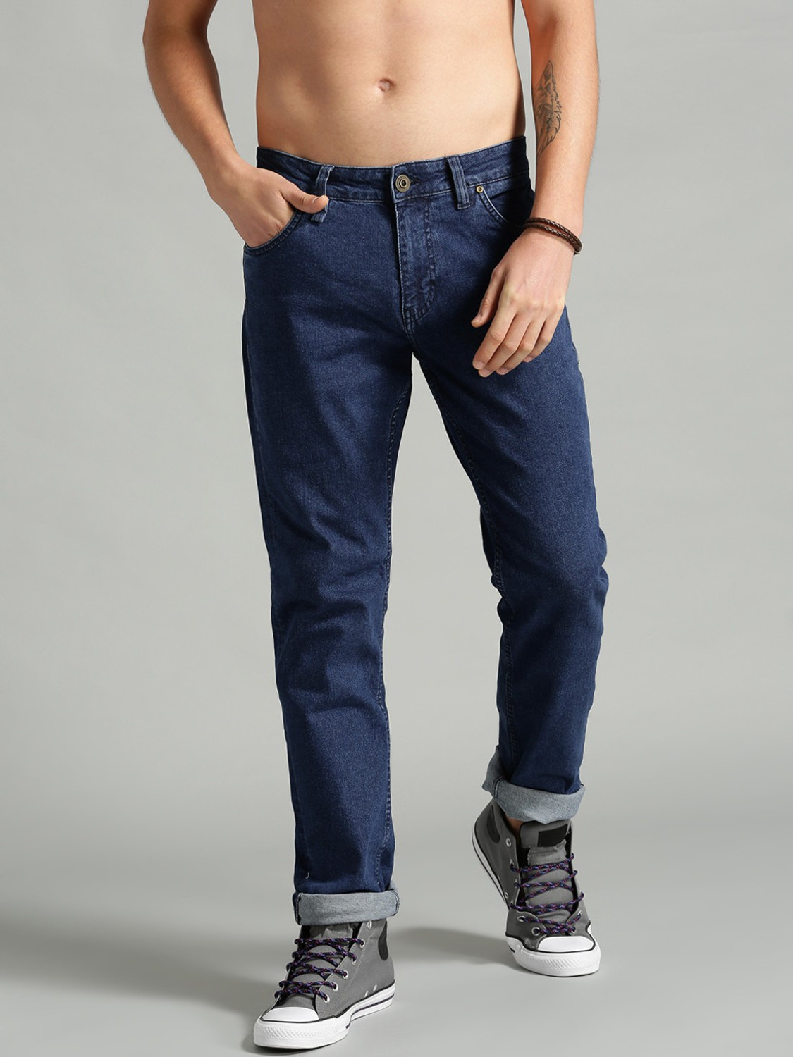Roadster Slim Men Dark Blue Jeans Price History