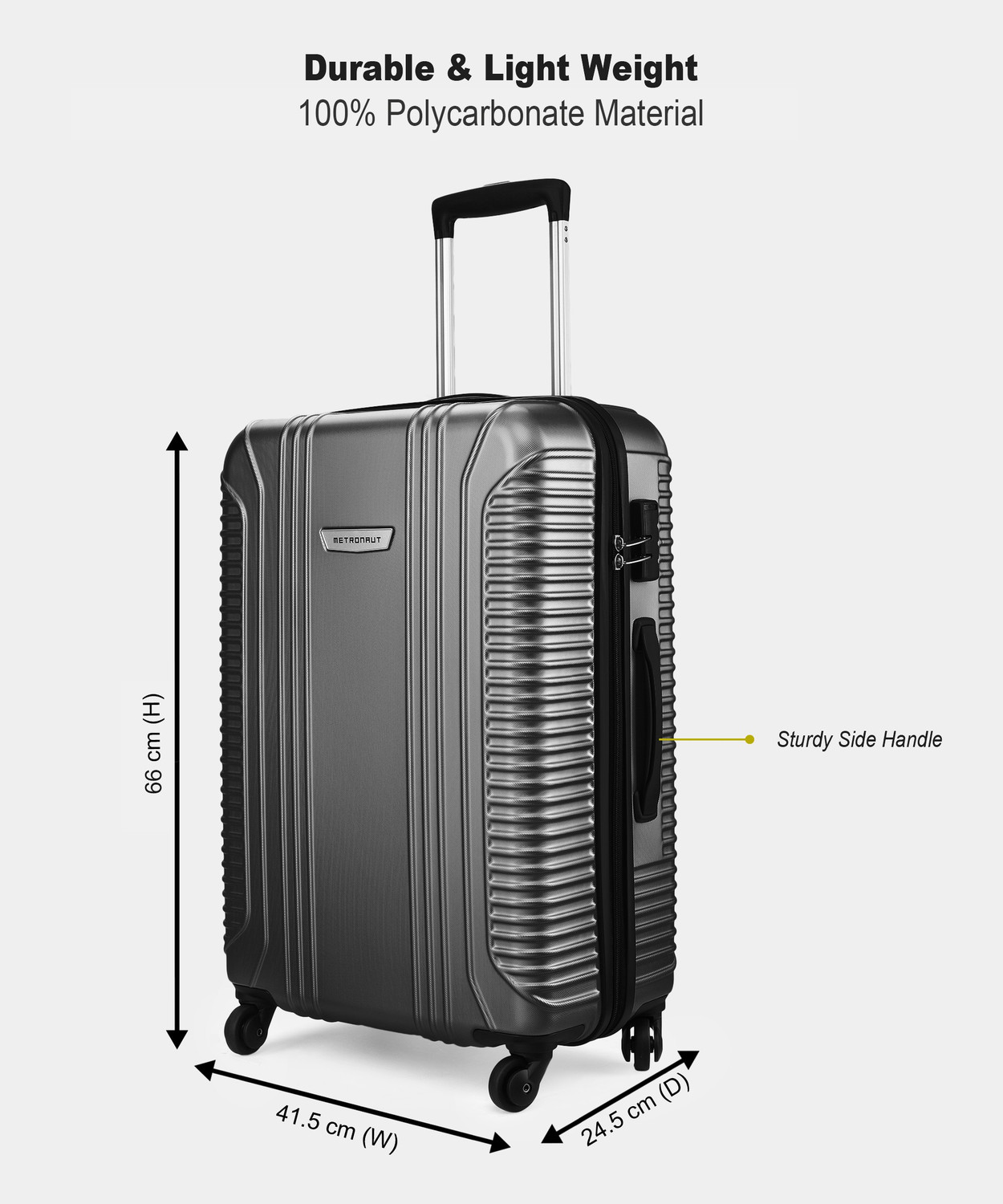 Image of METRONAUT S02 Check-in Suitcase 4 Wheels - 28 inch