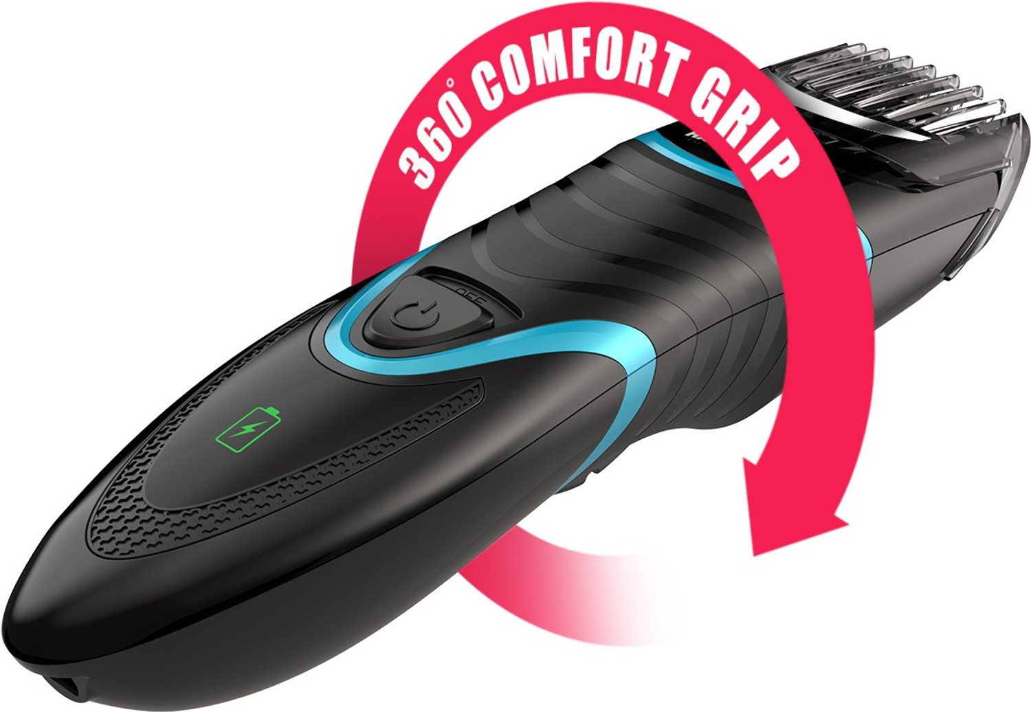 Image of HAVELLS BT9005 Trimmer 50 min Runtime 20 Length Settings (Black, Blue)