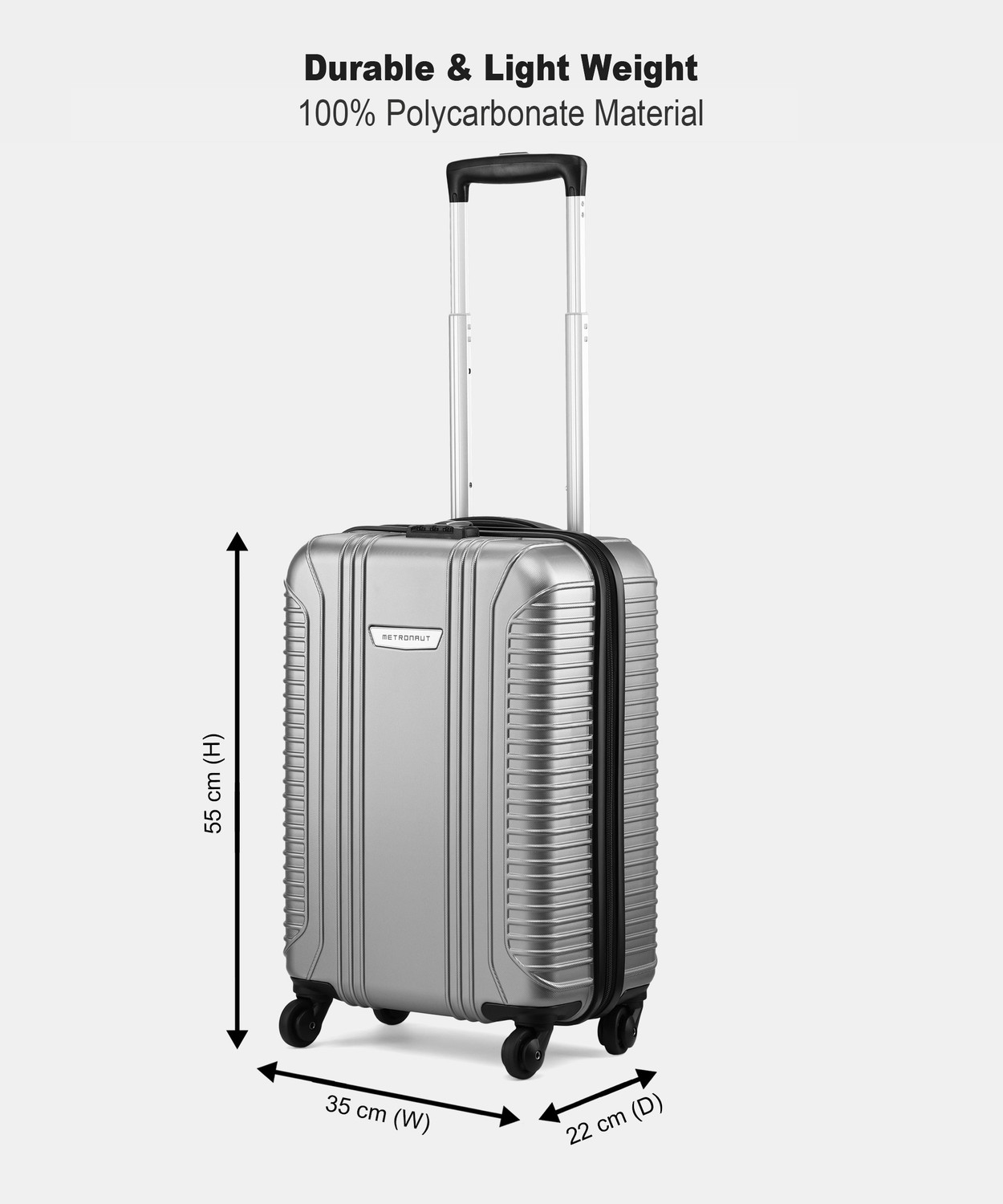 Image of METRONAUT S02 Cabin Suitcase 4 Wheels - 20 inch