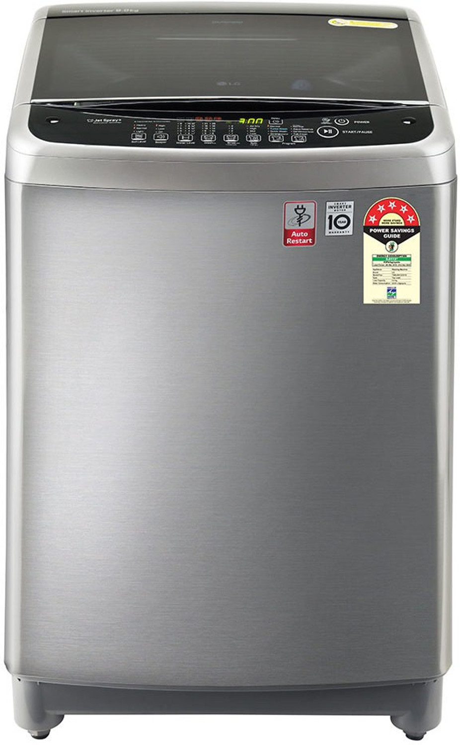 Image of LG 9 kg Fully Automatic Top Load Washing Machine Silver