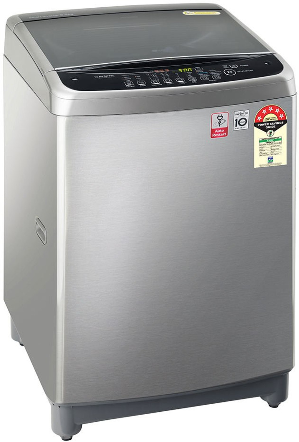 Image of LG 9 kg Fully Automatic Top Load Washing Machine Silver
