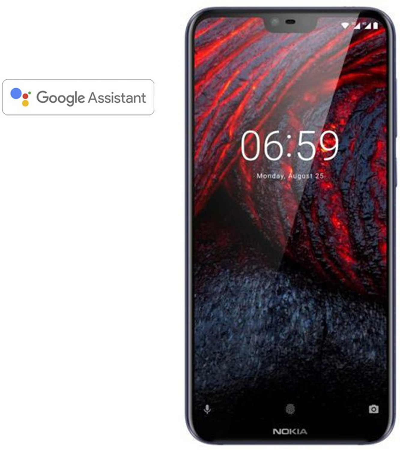 Image of Nokia 6.1 Plus (Black, 64 GB)