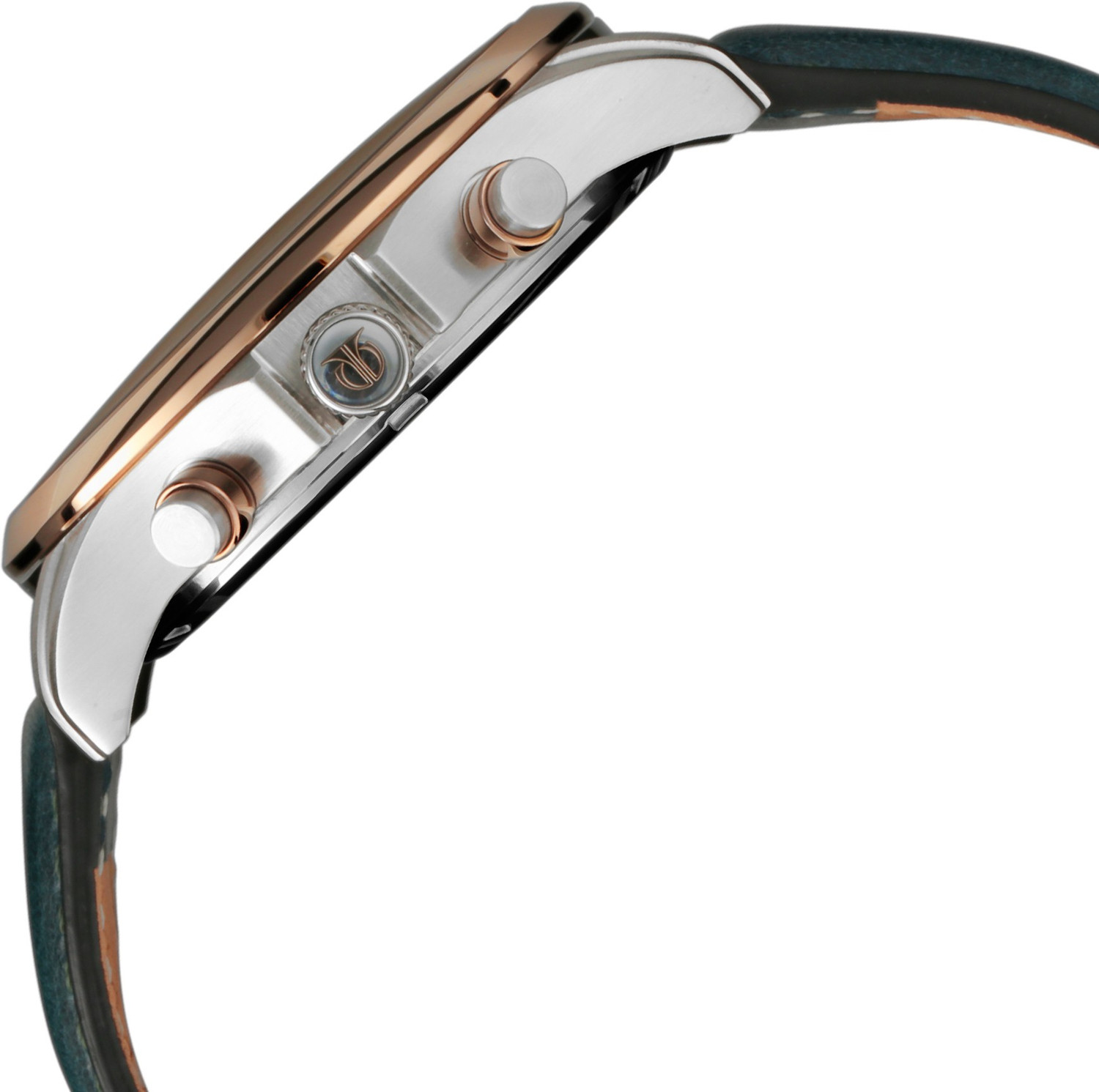 Image of Titan Maritime Titan Maritime Chronograph White Dial Green LeatherStrap Analog Watch - For Men