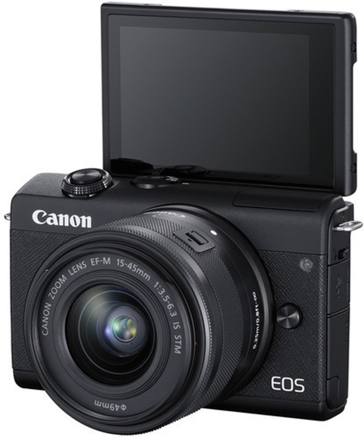 Image of Canon EOS M200 Mirrorless Camera Body with Single Lens (EF-M15-45mm f /3.5-6.3 IS STM)