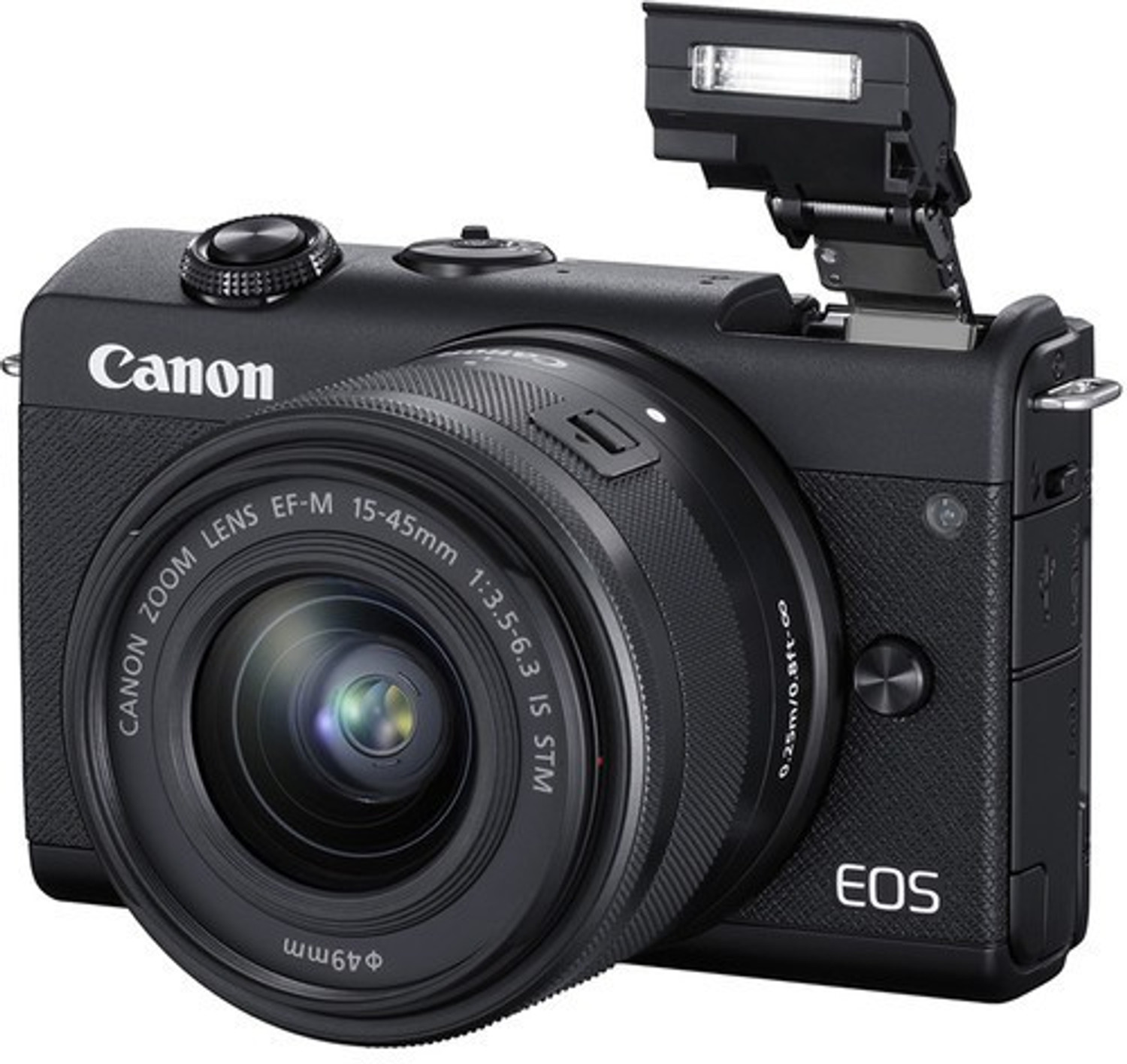 Image of Canon EOS M200 Mirrorless Camera Body with Single Lens (EF-M15-45mm f /3.5-6.3 IS STM)