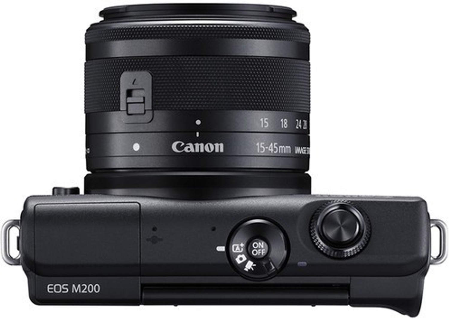 Image of Canon EOS M200 Mirrorless Camera Body with Single Lens (EF-M15-45mm f /3.5-6.3 IS STM)