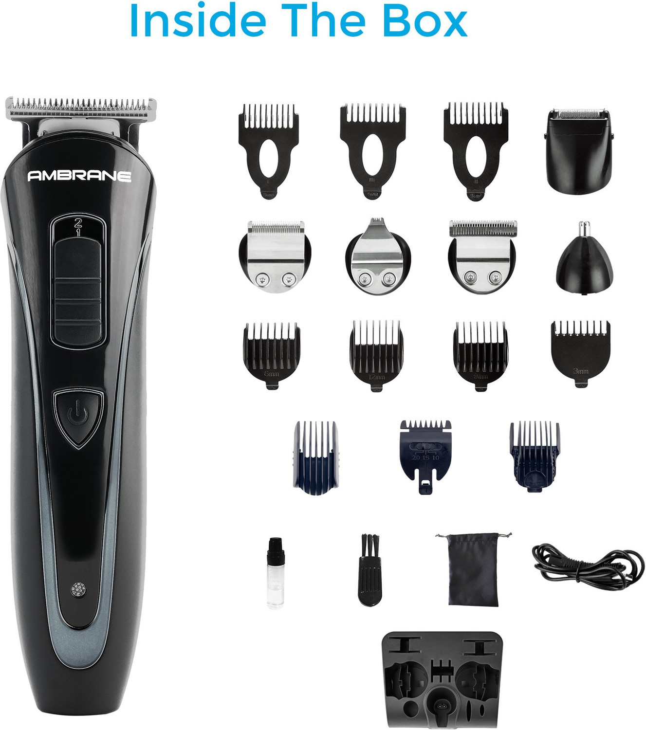 Image of Ambrane AGK-11 Trimmer 60 min Runtime 18 Length Settings