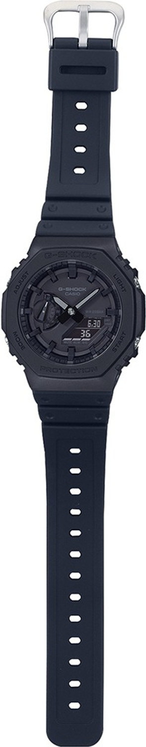 Image of CASIO GA-2100-1A1DR G-SHOCK GA-2100-1A1DR Black Dial Resin Strap Analog-Digital Watch - For Men