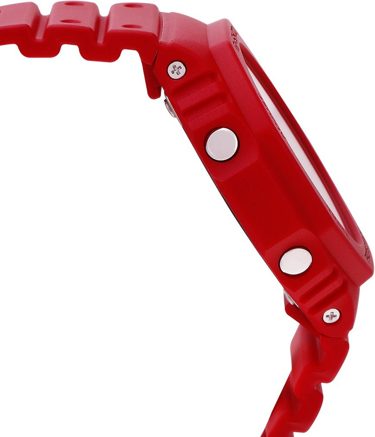 Image of CASIO GA-2100-4ADR G-SHOCK GA-2100-4ADR Red Dial Resin Strap Analog-Digital Watch - For Men