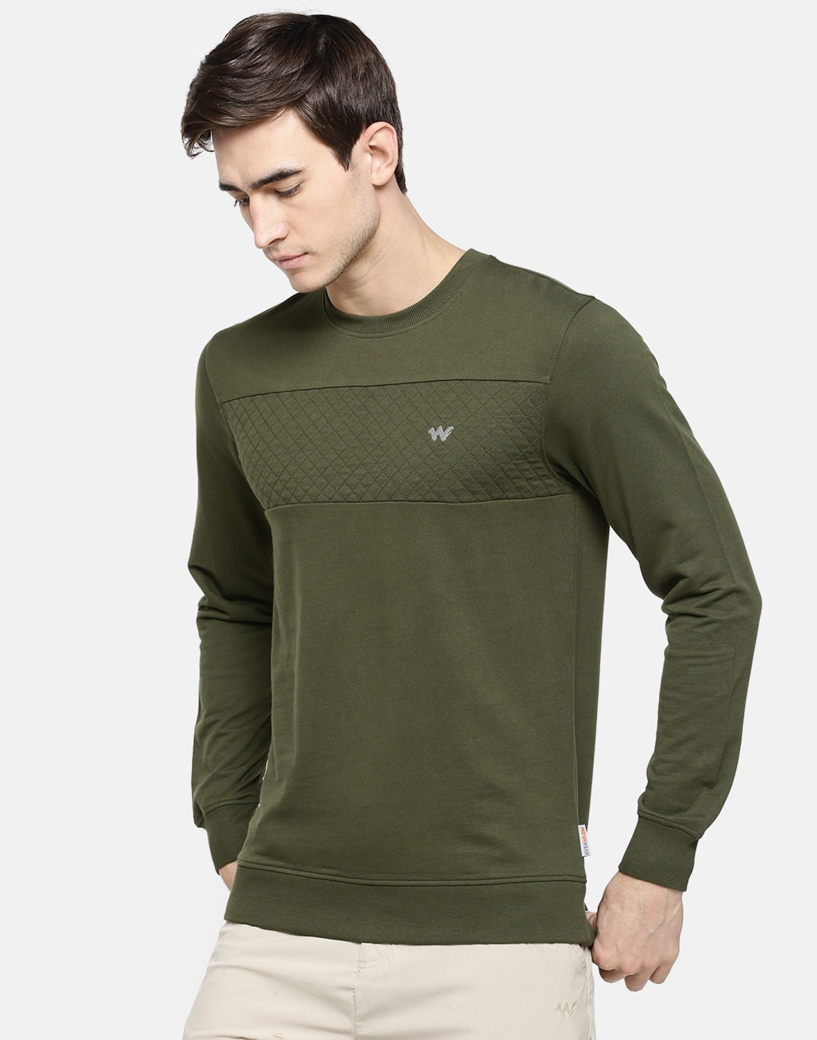 Wildcraft full sleeve solid men's sweatshirt online