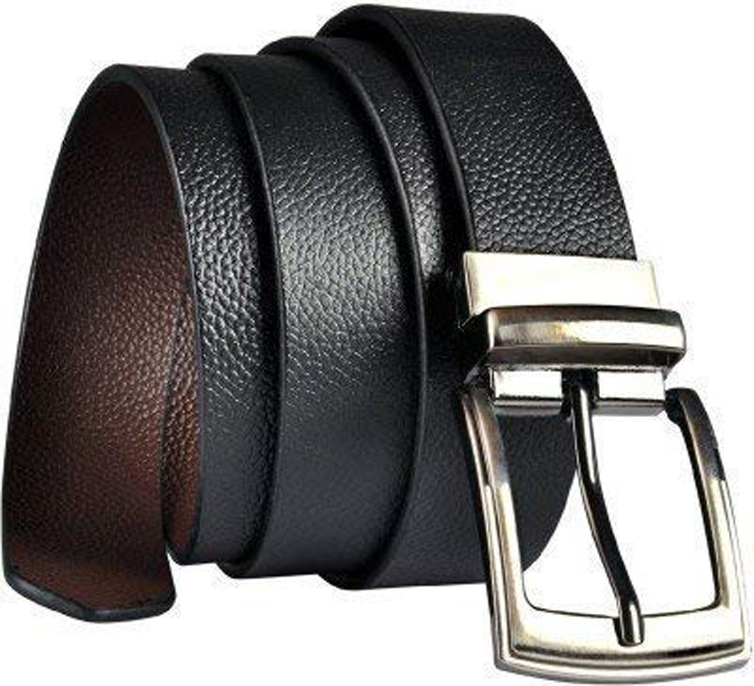 Image of FAZON Men Casual Brown Texas Leatherite Belt