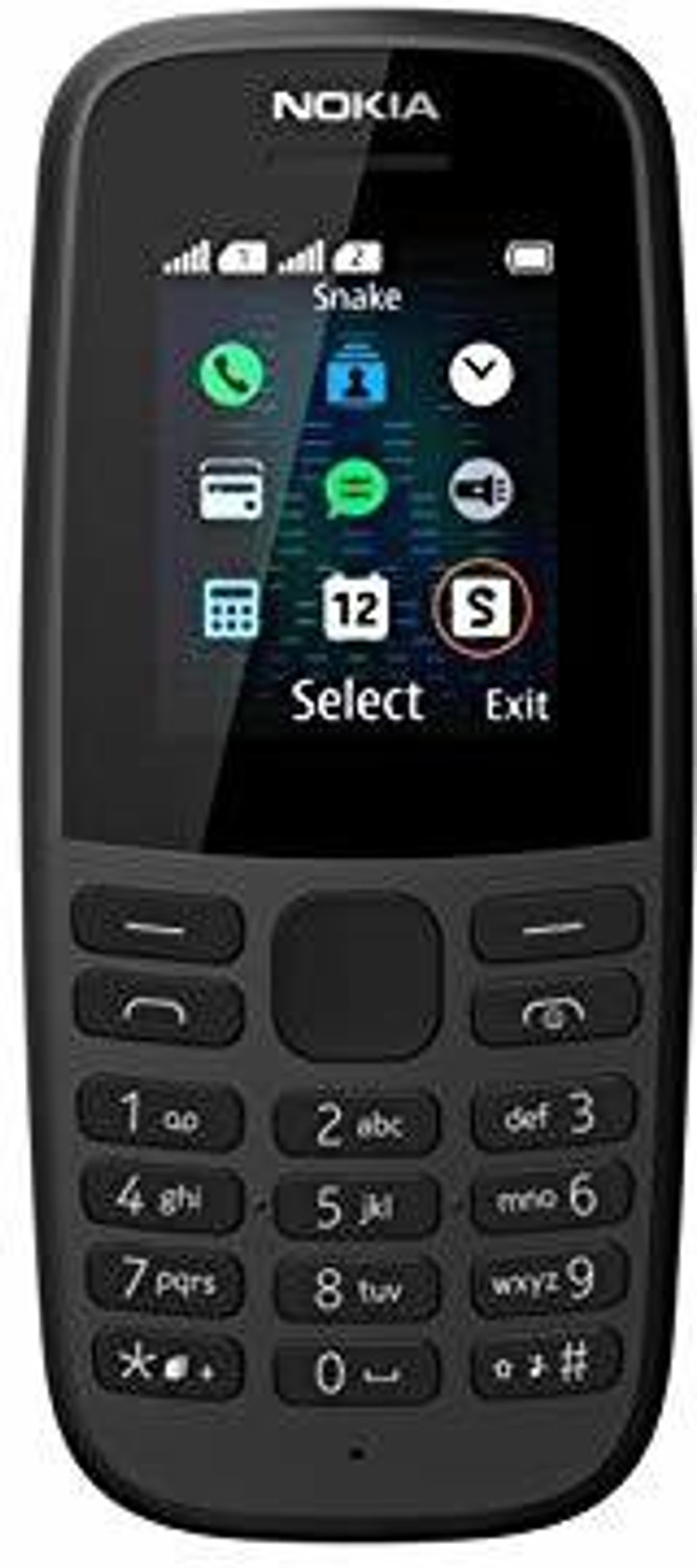 Image of Nokia 105 SS 2021 (Black)
