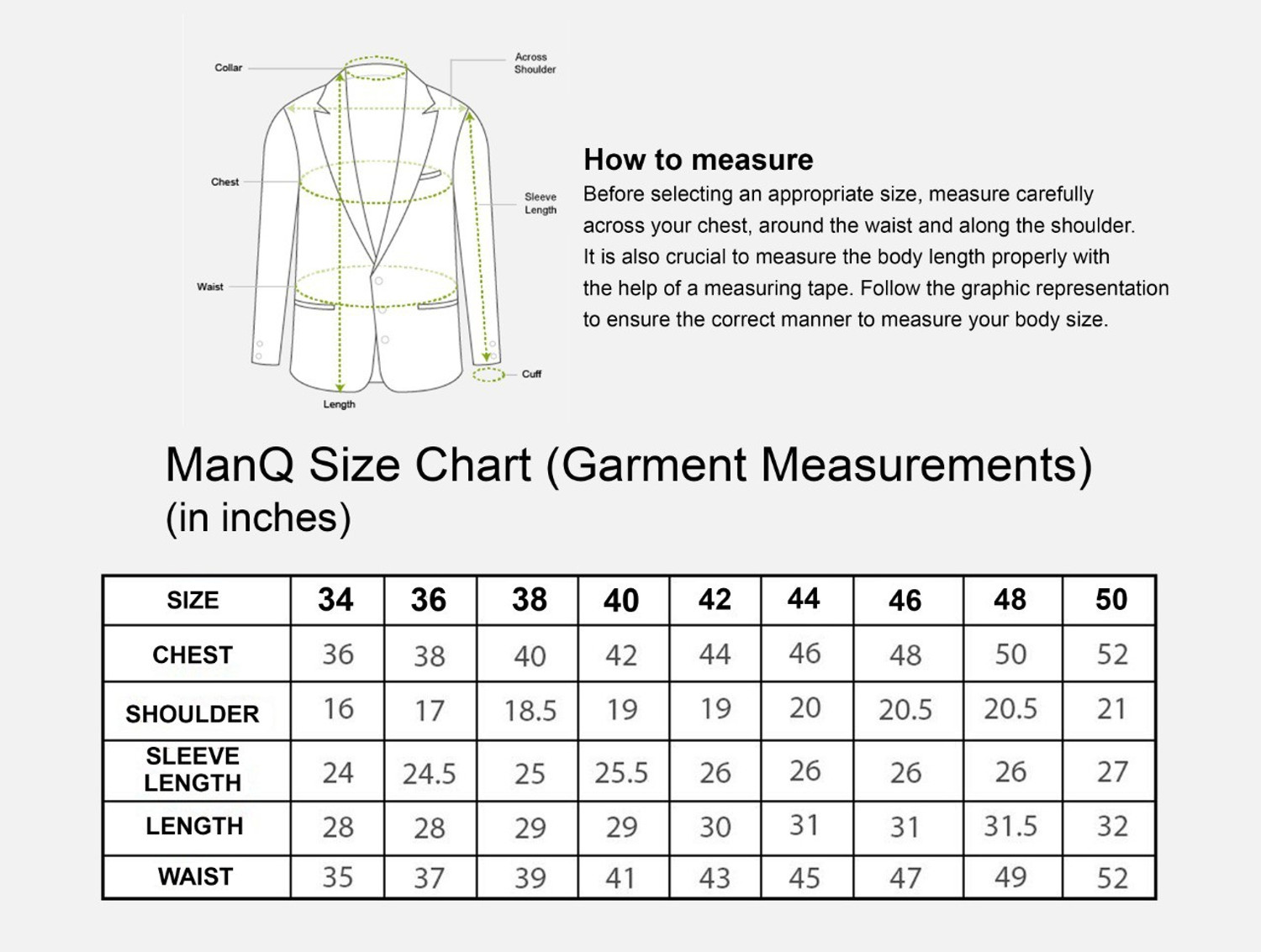 Image of MANQ Self Design Single Breasted Formal, Wedding Men Blazer