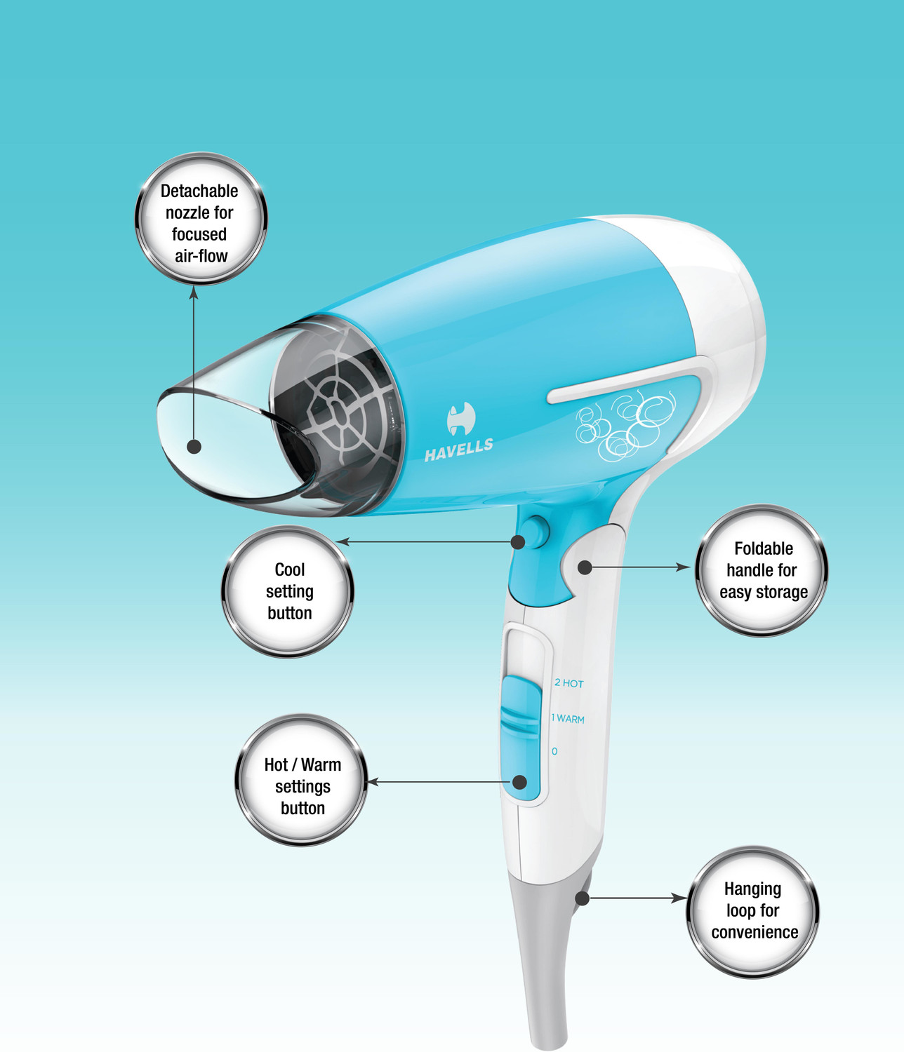 Image of HAVELLS HD3151 Hair Dryer