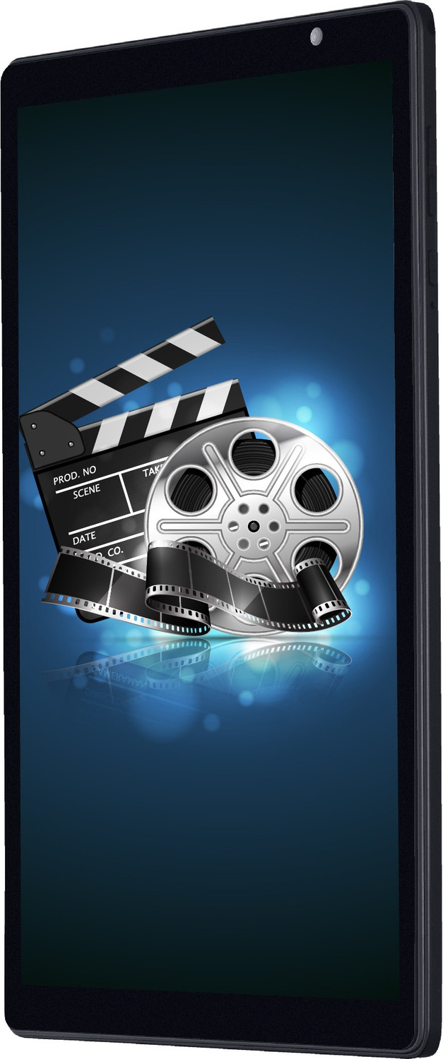 Image of iball iTAB MovieZ 2 GB RAM 32 GB ROM 10.1 inch with 4G ARM Cortex A55 Octa Core (1.6 GHz + 1.2 GHz) Tablet (Coal Black)