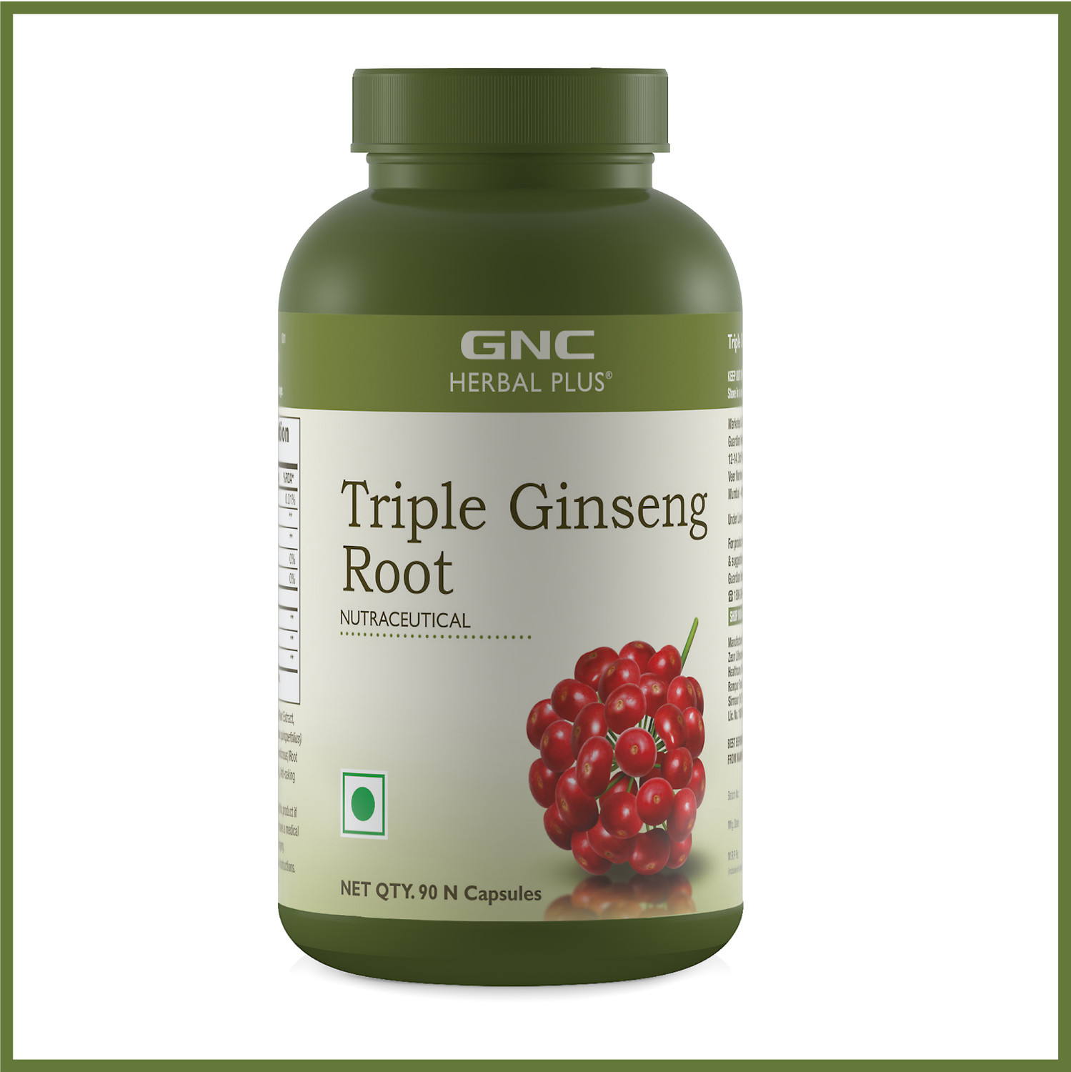 Image of GNC Herbal Plus Triple Ginseng with Korean, American & Siberian Ginseng