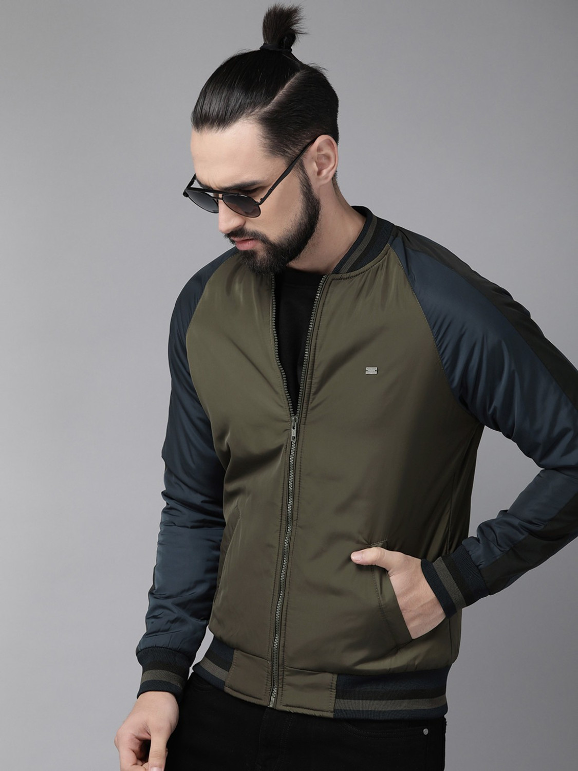 Roadster full sleeve discount solid men's jacket