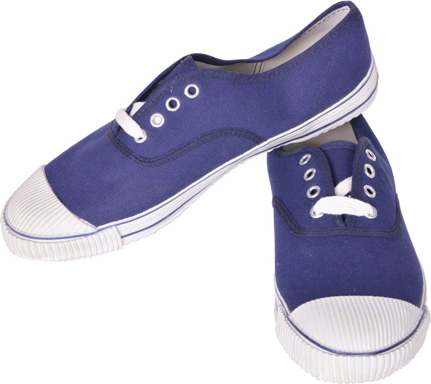 Bata blue canvas discount shoes