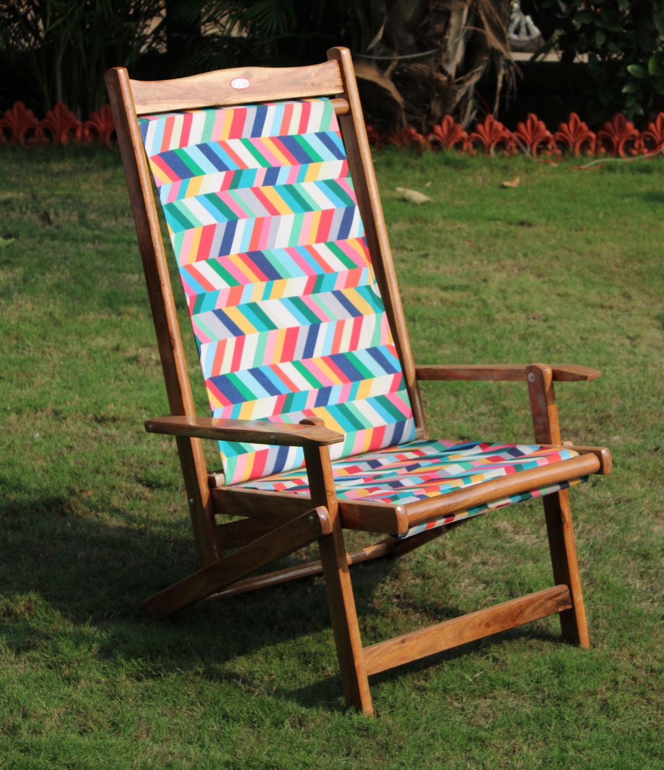 Image of ROYAL BHARAT Living Room Chair Solid Wood Living Room Chair