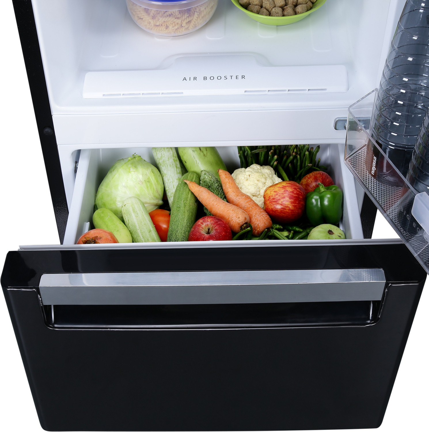 Image of Whirlpool 300 L Frost Free Triple Door Refrigerator (Steel Onyx, FP 313D PROTTON ROY STEEL ONYX (N))