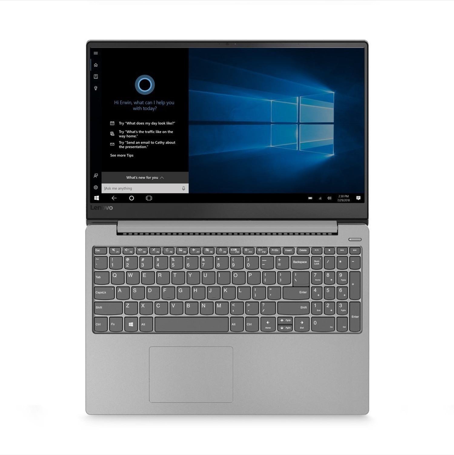 Image of Lenovo Ideapad 330s Intel Core i3 7th Gen 7020U - (4 GB /1 TB HDD /Windows 10 Home) 330S-15IKB Thin and Light Laptop