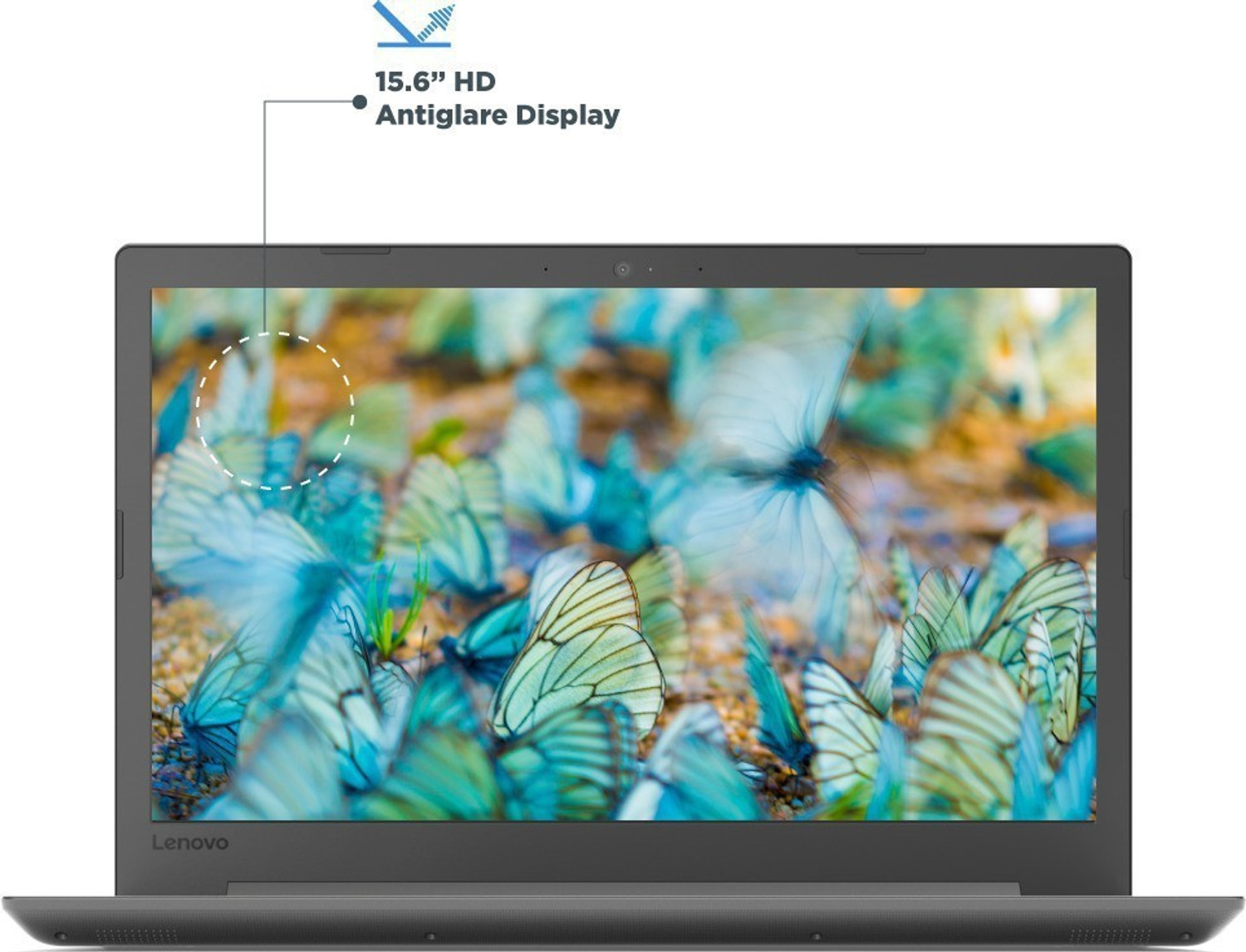 Image of Lenovo Ideapad 130 Intel Core i3 7th Gen 7020U - (4 GB /1 TB HDD /DOS) 130-15IKB Laptop