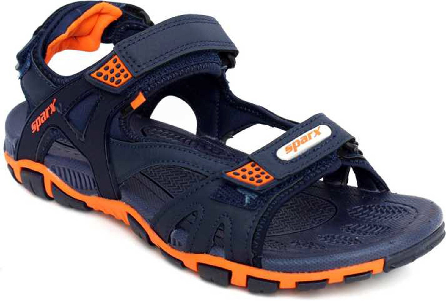 Sparx navy blue orange sandals sales