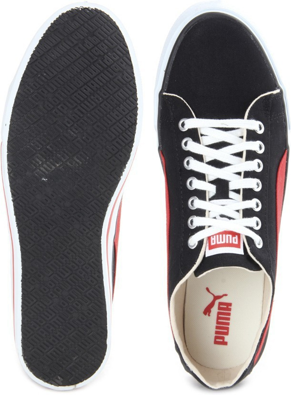PUMA Hip Hop 5 Ind. Men Canvas Sneakers For Men Black 9 UK India Price History