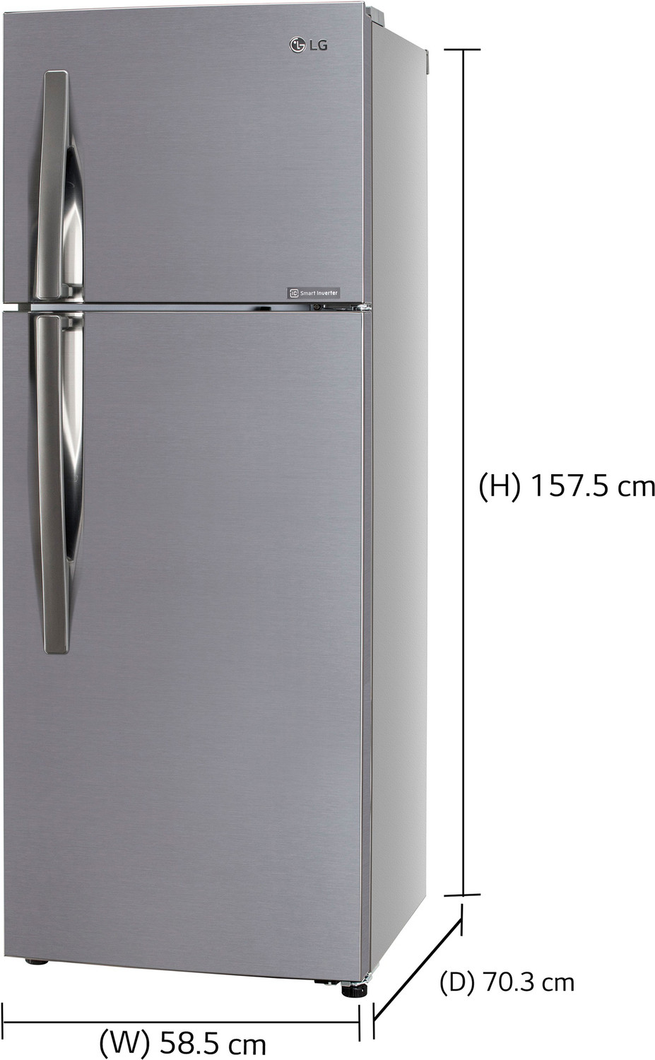Image of LG 272 L Frost Free Double Door 2 Star Refrigerator