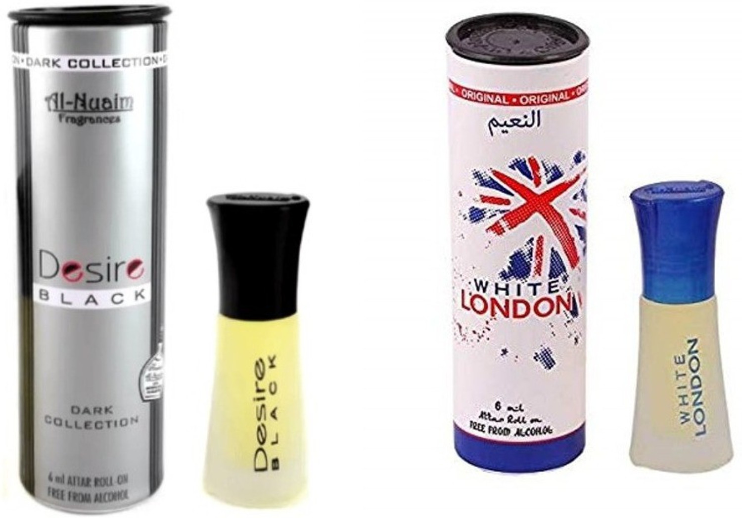 Image of Al Nuaim Brand 100% Original White London 6Ml Great Fragrance Long-Lasting (Unisex) Floral Attar (Floral)