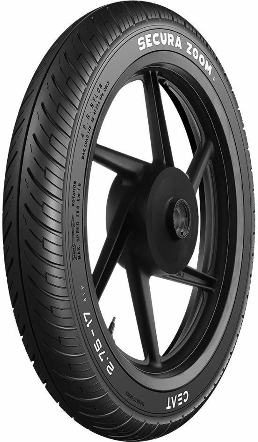 Image of CEAT 2.75-18 SECURA ZOOM F TT 42P 2.75-18 Front Two Wheeler Tyre
