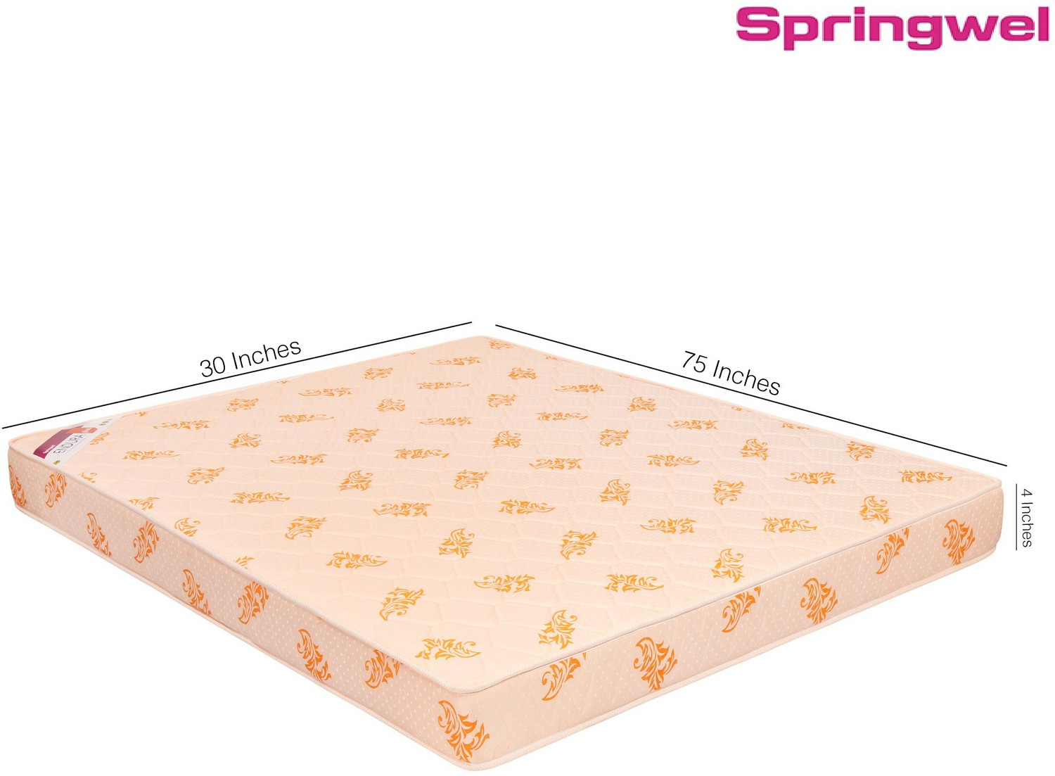 Image of SPRINGWEL Endura Plus 4 inch Single PU Foam Mattress