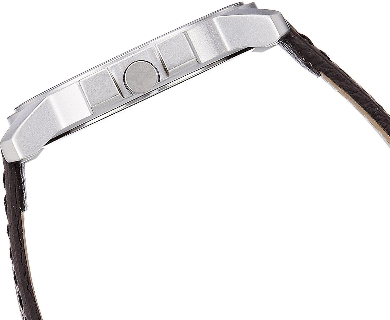 Fastrack NP3039SL02 Fastrack Quartz Black Dial Black Leather Strap ...