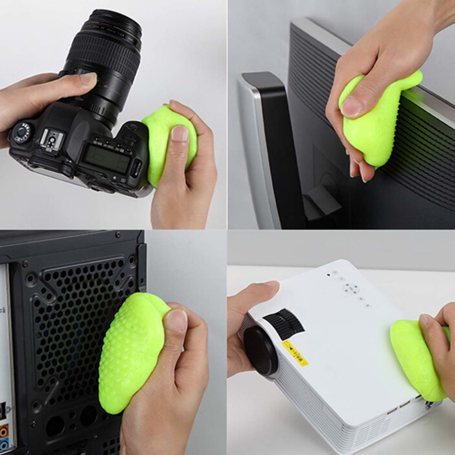 Image of Kaamastra Multi Colored Super Clean Magical Universal Cleaning Slimy Gel for Computers, Gaming, Laptops, Mobiles