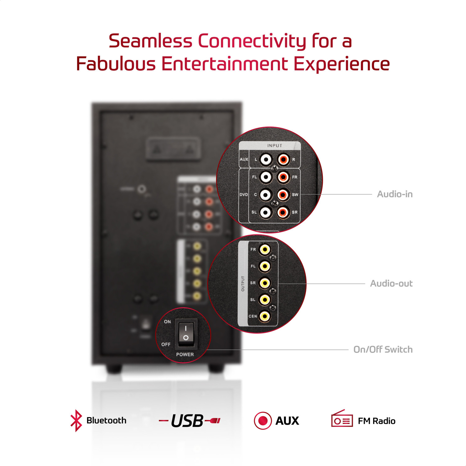Image of MarQ by Flipkart MA80W51 80 W Bluetooth Home Theatre