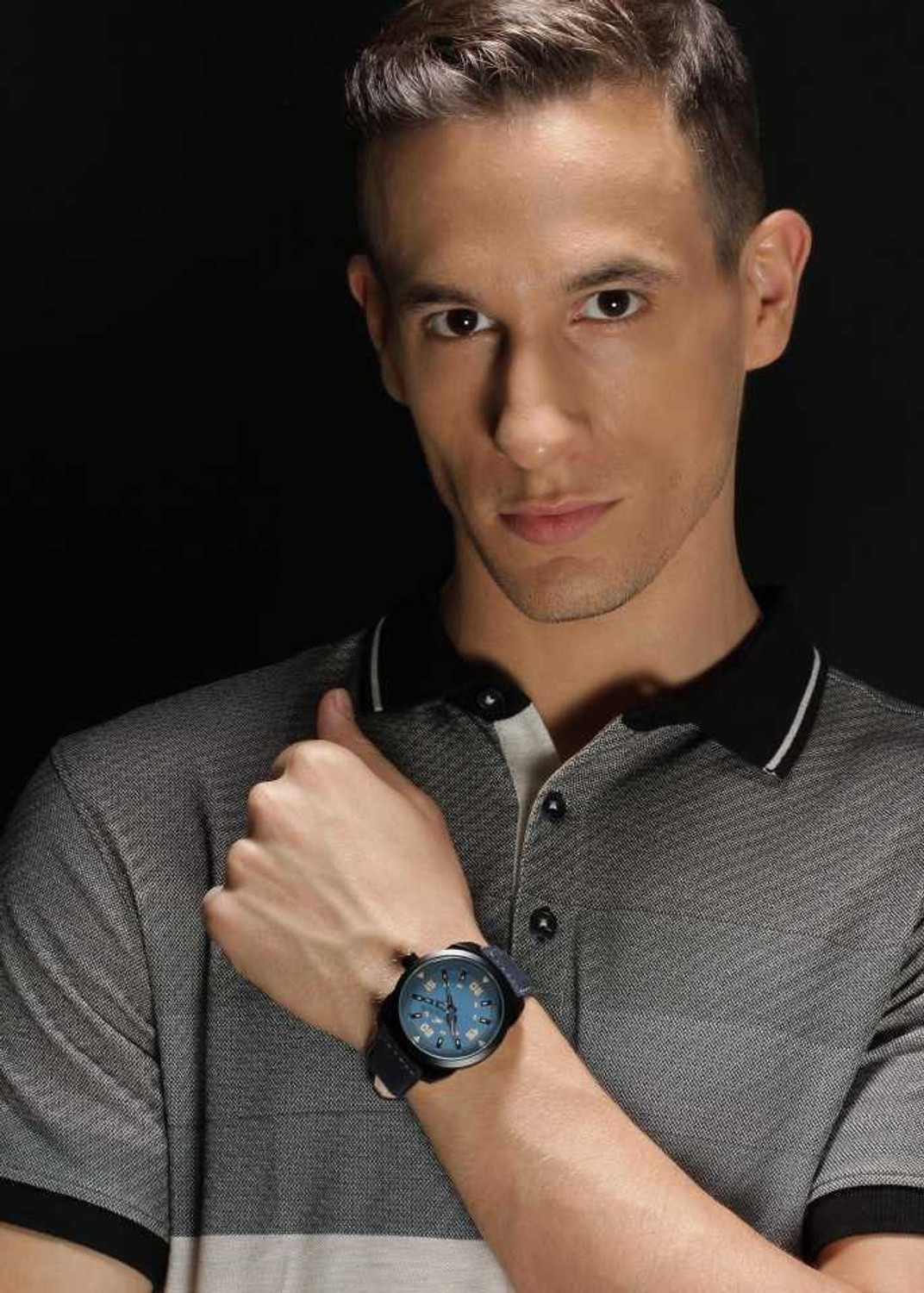 Image of Fastrack NP9463AL07 OTS Explorer Analog Watch - For Men