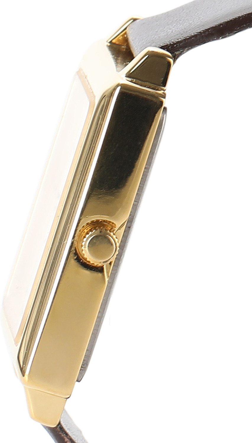 Image of SONATA Sonata Quartz White Dial Brown Leather Strap Analog Watch - For Men