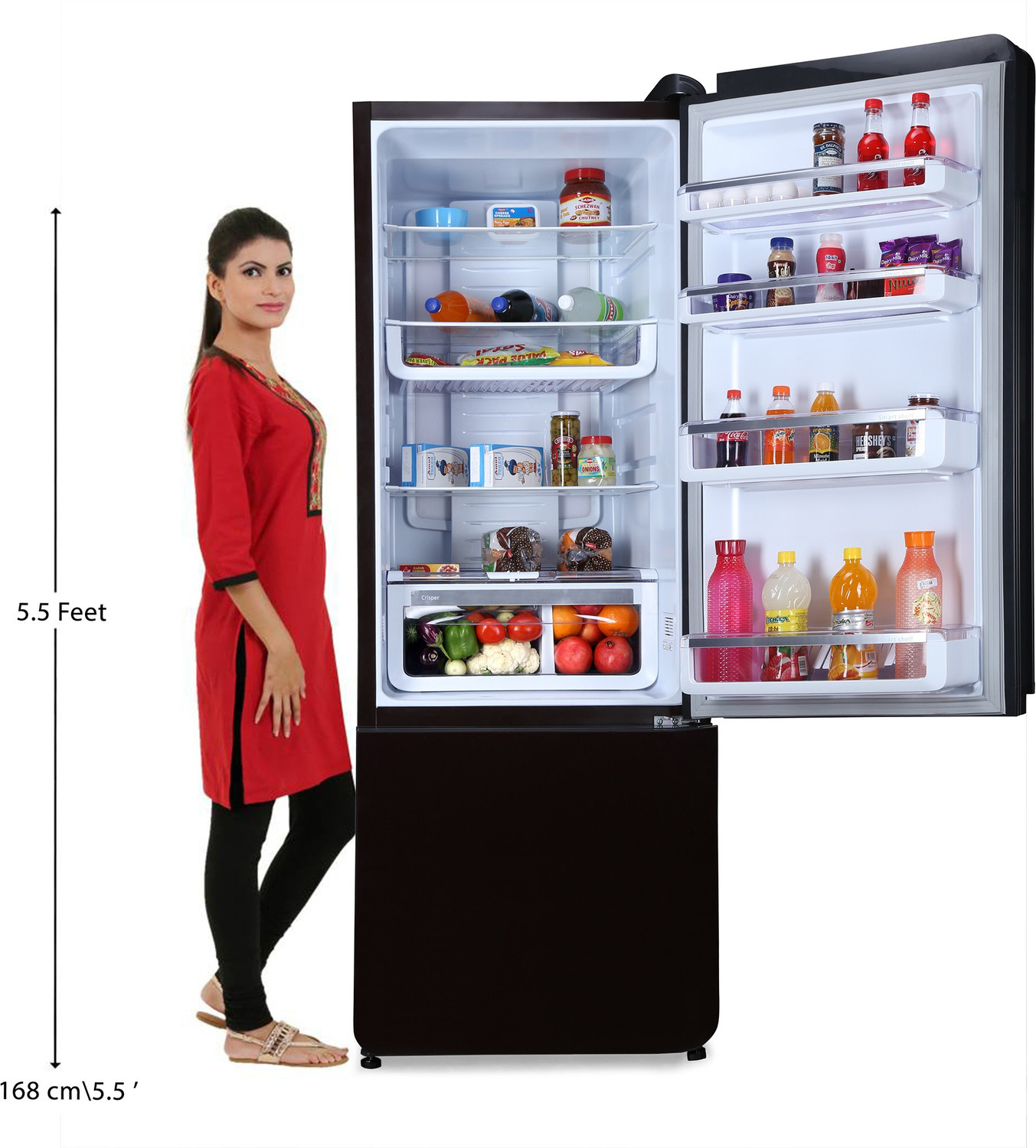 Image of Godrej 430 L Frost Free Double Door Bottom Mount 3 Star Refrigerator
