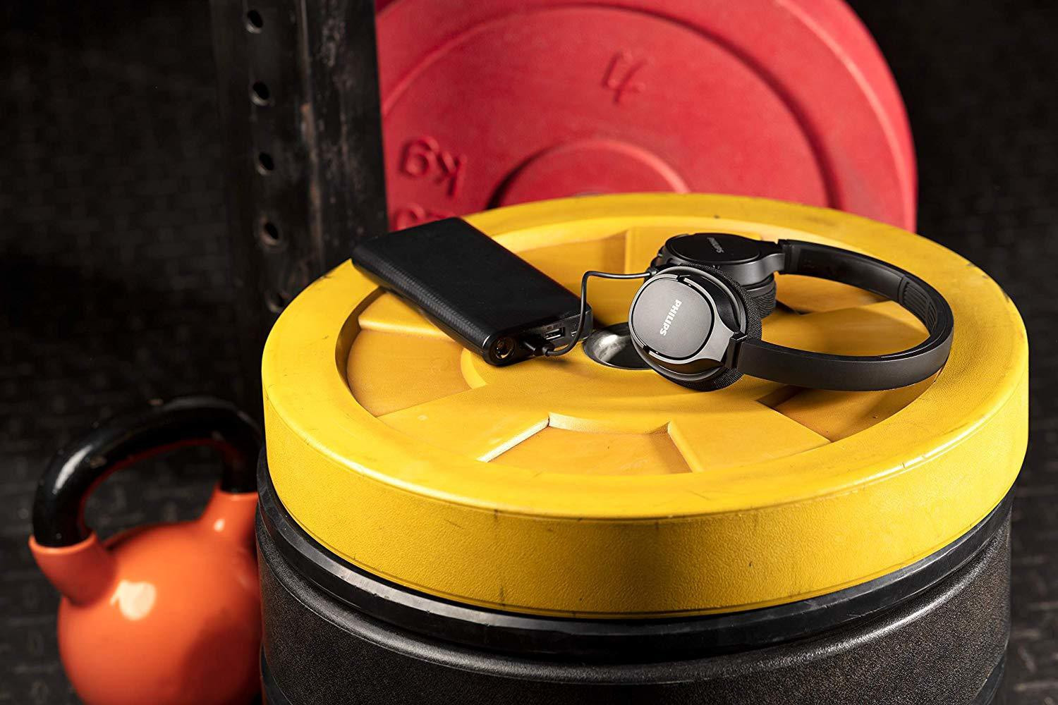 Image of PHILIPS Bluetooth Wireless Foldable Headphone with Mic, 20H Playtime, 40mm Drivers, IPX4 Bluetooth