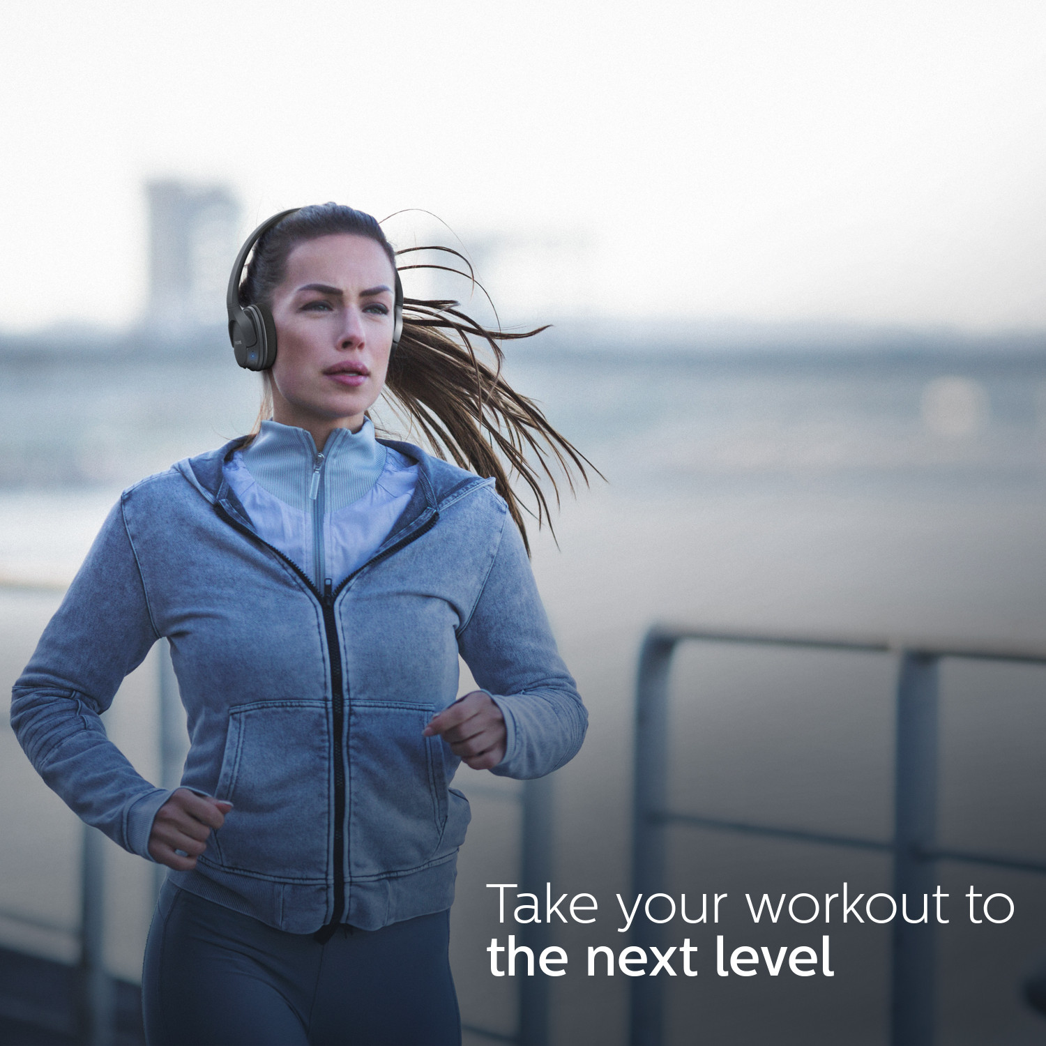 Image of PHILIPS Bluetooth Wireless Foldable Headphone with Mic, 20H Playtime, 40mm Drivers, IPX4 Bluetooth