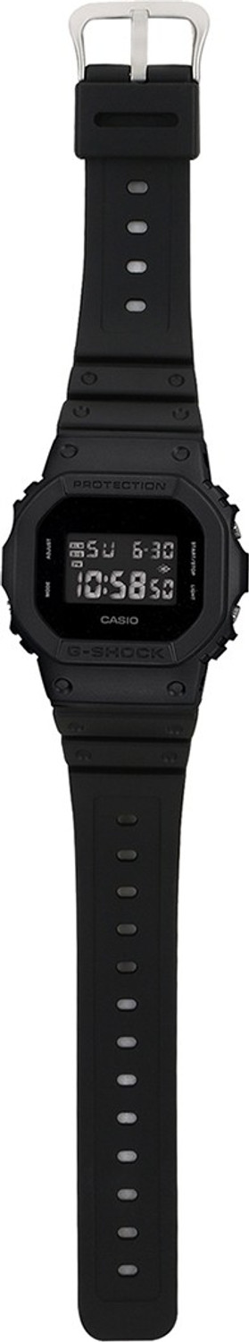 Image of CASIO G-Shock G-SHOCK DW-5600BB-1DR Black Dial Resin Strap Analog Watch - For Men