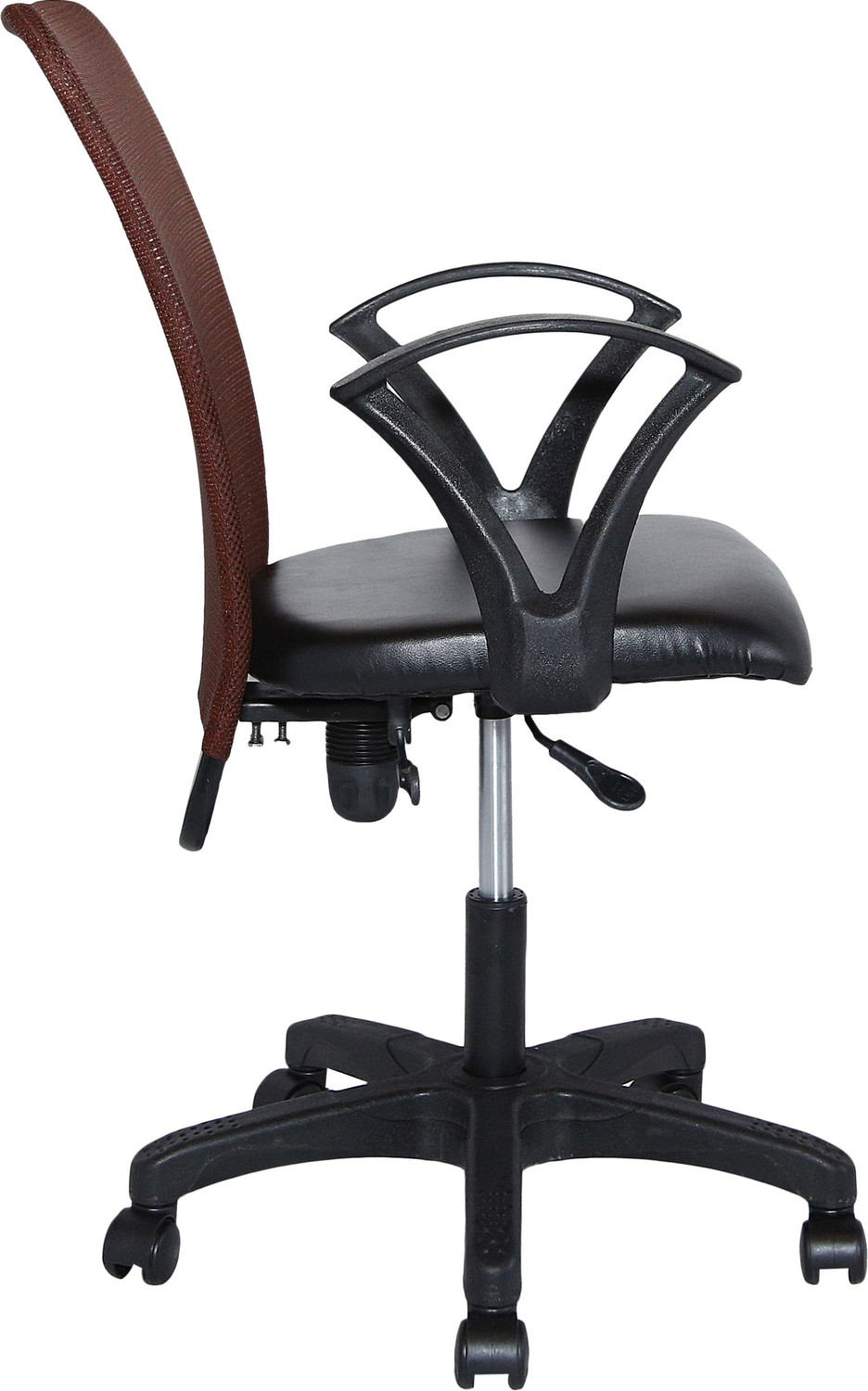 timber cheese Leatherette Office Executive Chair Brown DIY Do It