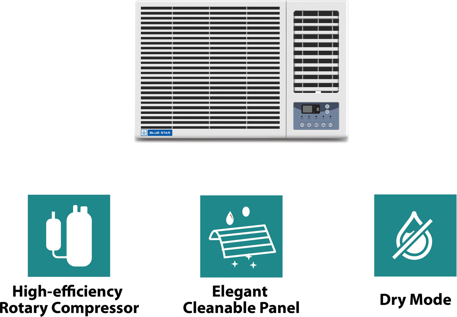 Image of Blue Star 2020 Model 1.1 Ton 5 Star Window AC