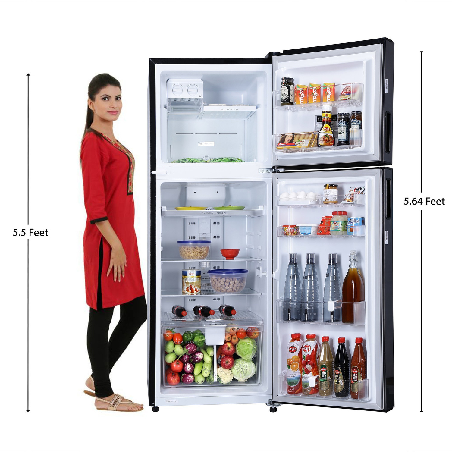 Image of Whirlpool 340 L Frost Free Double Door 3 Star Convertible Refrigerator