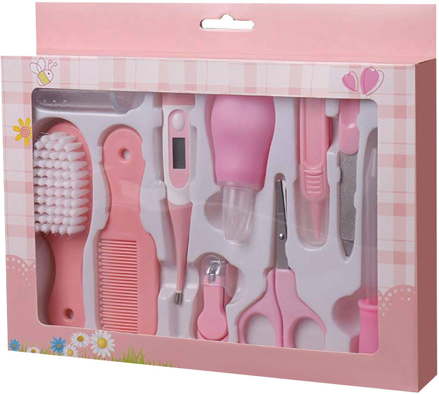 Image of FUTABA Newborn Baby Health Care Set-10Pcs-Pink