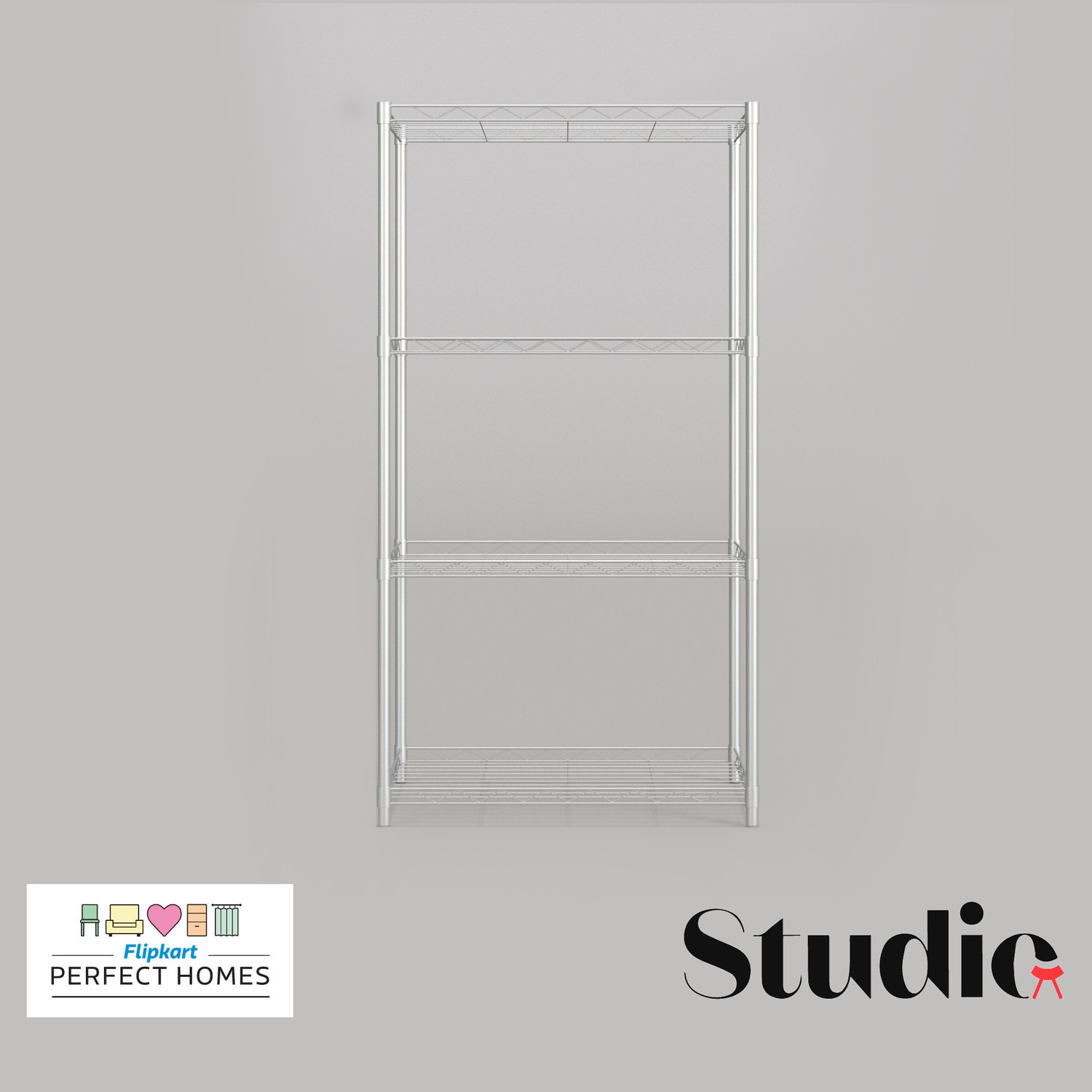 Image of Flipkart Perfect Homes Studio Metal Kitchen Cabinet