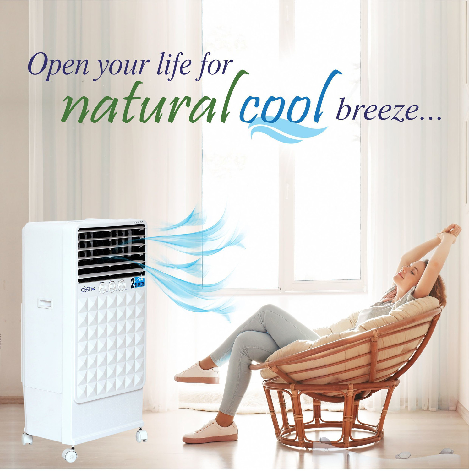 Image of AISEN 35 L Room /Personal Air Cooler